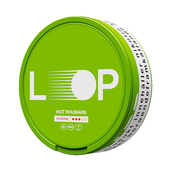 LOOP Hot Rhubarb Strong can