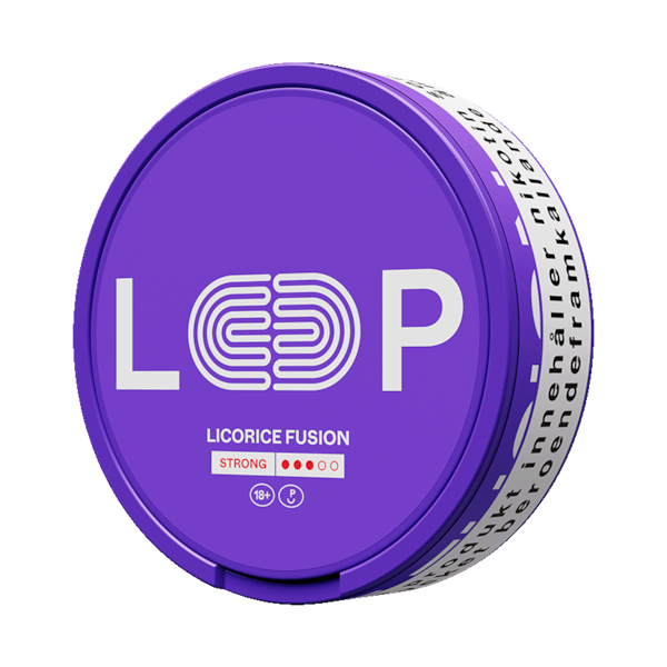 LOOP Licorice Fusion Strong can