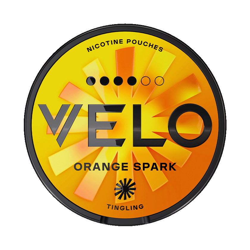 VELO Orange Spark can