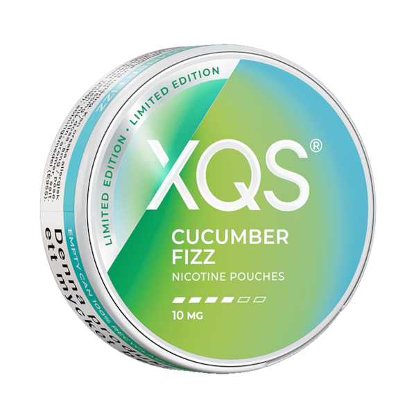 XQS Cucumber Fizz 10mg Limited Edition can