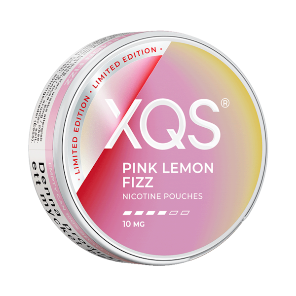 XQS Pink Lemon Fizz 10mg Limited Edition can